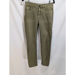 Free People Olive Green High Rise Skinny‎ Jeans Women's Size 27